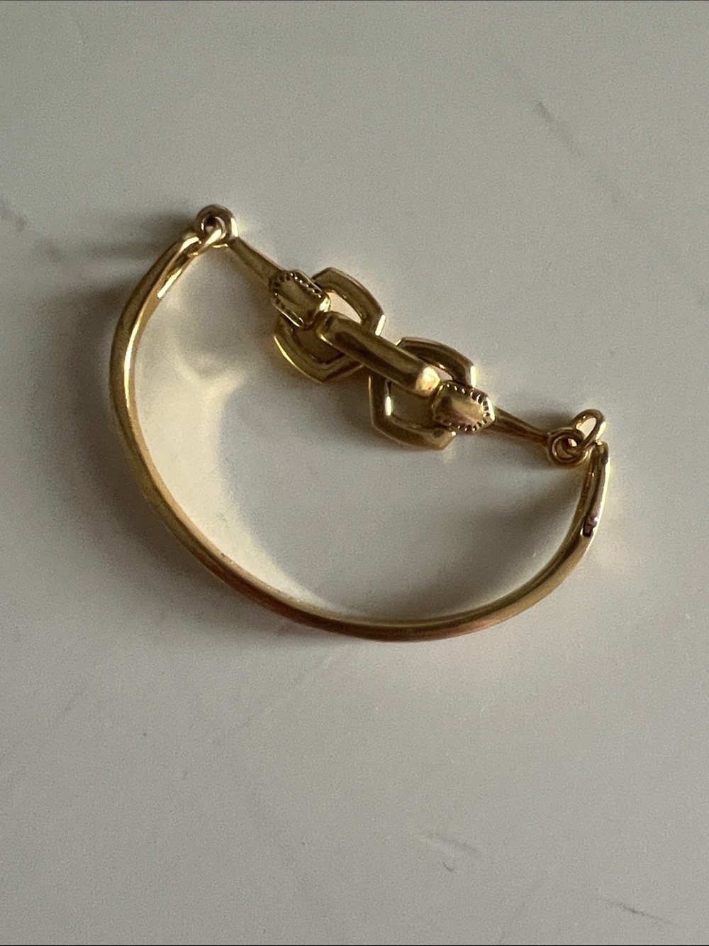 Kendra Scott Gold Tone Linked Cuff Bracelet
